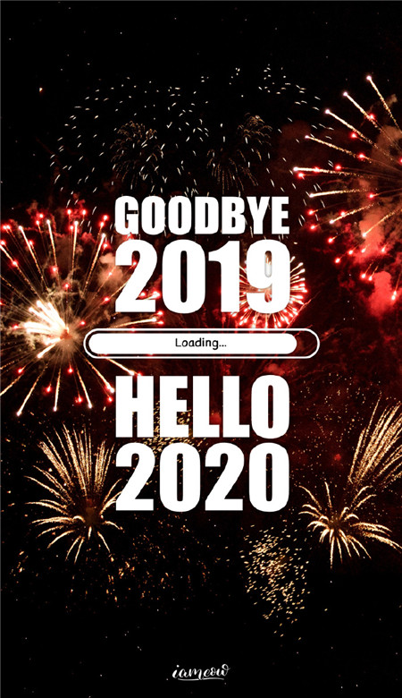 再见2019你好2020手机壁纸