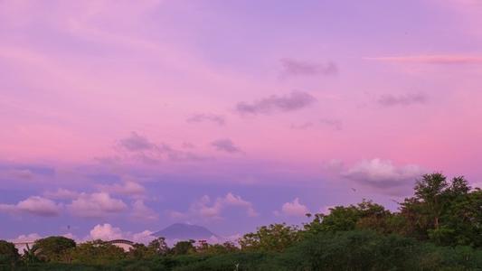 粉紅系列天空背景圖
