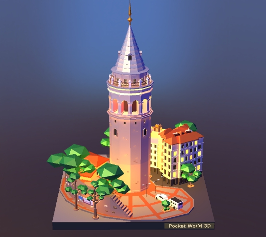 我愛拼模型土耳其加拉塔石塔搭建攻略