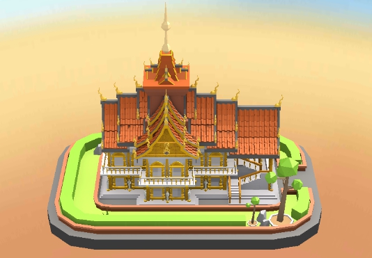 我愛拼模型泰國清邁布帕蘭寺搭建攻略