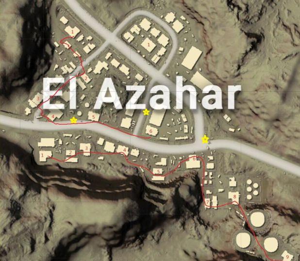 《絕地求生》沙漠地圖城市搜索路線 沙漠城市打法攻略